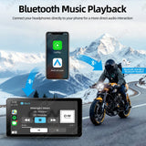 6 Inch Motorcycle GPS DVR with Quick Release Bracket Android Head Unit AKAMATE