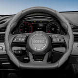 Wave-Shaped Breathable Leather Cover for Audi A4