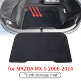 Custom Fit Flannel Trunk Mat for Mazda MX-5 Miata 2006–2014 Trunk Mat CATUSIKI TRUNK MAT