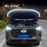 For Chery Tiggo 9 2025 2026 Car Headlight Scan Starting Light Strip LED Daytime Running Light Flexible Decorative Hood Lights