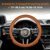 Ultra-Thin Leather Wheel Cover for Porsche Cayenne 911