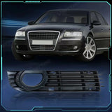 Front Bumper Fog Light Grille for Audi A8 2006-2008 Fog Light Grille MAGIC COLORM