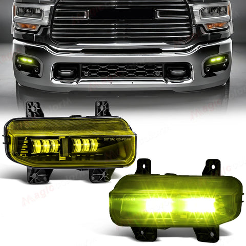 Fog Lamp DRL for Dodge Ram 1500 2019-2024 Car Interior Accessory MAGIC COLORM