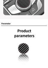 For Audi A3 S3 (2014-2019) Sport Car Multimedia Button Knob Cover Trim Sticker Anti Scratch