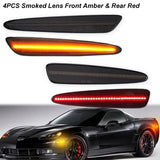 LED Side Marker Smoked Lens for Chevy Corvette C6 2005-2013