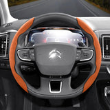 Anti-Slip Suede Buckle Cover for Citroen Vehicles
