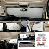 Aluminum Window Sunshade Kit for Toyota 4Runner 17-23