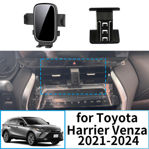 Dashboard Stable Clip-On Phone Mount for Toyota Harrier Venza Car Phone Holder CATUSIKI