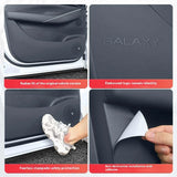 For Geely EX5 Galaxy E5 2024 2025 2026 Car Door Kick Pad Anti Scratch Guard Rear Trunk Protector Leather Interior Accessories