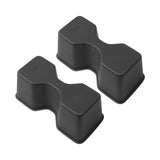Hyundai Santa Fe 2024 2025 3rd Row Car Cup Holder Inserts Anti-Slip Shock-Absorbing Storage Box Tray Tidying TPE 2PCS Interio