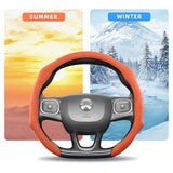Nio Advanced Suede Snap-On Steering Wheel Covers Car Interior Accessory Hocasen