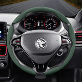 Anti-Slip Segmented Suede Steering Wheel Cover for Proton Car Interior Accessory Hocasen
