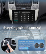 Android 15 QLED Head Unit with CarPlay for Lexus RX 2003–2013