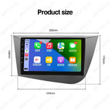 Android Head Unit 9 Inch GPS for Seat Leon 2 MK2