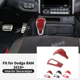 Gear Head Cover Trim for Dodge Ram TRX 2018-2024 Car Interior Accessory HEBE