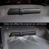 2Pcs for VW Touran Tiguan Car Air Vent Covers Air Conditioner Duct Outlet Exhaust Dustproof Seat Floor Mounting Auto Accessories