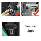 Suede Seat Belt Buckle Cover for Mercedes Benz