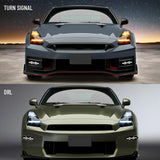 Upgrade Projector Headlights for Nissan GT-R 08-23 LED Ambient Light Vland
