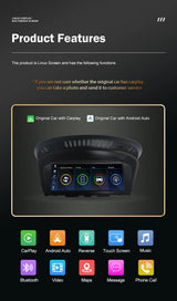 8.8-Inch Wireless CarPlay Screen for BMW 3 Series E90 E91 2005