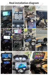 Motorcycle GPS Screen 6.3in Wireless CarPlay Monitor