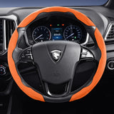 Sports Suede Snap-On Steering Wheel Cover for Proton