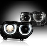 Dual Beam Projector Headlights for Challenger 2015-2024