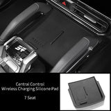 For Jetour Traveller T2 Central Control Wireless Charging Silicone Pad Dustproof Anti-slip Protective Mat