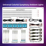 256 RGB LED Ambient Light Kit with Smart App Control LED Ambient Light OEM