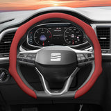 Perforated Leather Wheel Cover for Seat Ibiza Ateca Leon