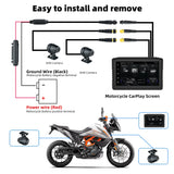 CarPlay GPS Navigation Dashboard with DVR and TPMS