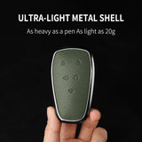 Aluminum Alloy Goatskin Car Key Case Cover For Changan Eado Unit CS35plus CS55plus CS75plus Car Key Protection Shell Accessor