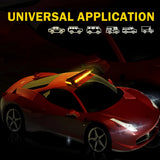 30 LED Amber/White Strobe Warning Light Magnet 12V LED Ambient Light MAGIC COLORM