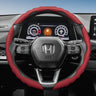 Breathable Leather Steering Wheel Cover for Honda