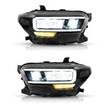 LED Headlights w Daytime Running Lamp for Tacoma 16-23 Car Interior Accessory Vland Clear United States