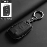 Leather Car Key Case Cover For VW
