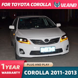 Vland LED DRL Headlights for Toyota Corolla 2011-2013 Car Interior Accessory Vland