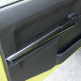 Carbon Fiber Door Handle Covers for Suzuki Jimny Car Interior Accessory GMUNI