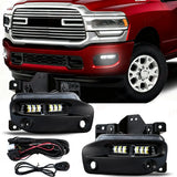 LED Fog Lamps DRL for Dodge Ram 2500 3500 2019-2024 Car Interior Accessory MAGIC COLORM