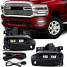 LED Fog Lamps DRL for Dodge Ram 2500 3500 2019-2024