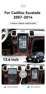 13.6-Inch Android 14 Head Unit for Cadillac Escalade Android Head Unit Aotsr