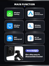 Android Head Unit GPS Navigation for Universal Motorcycle Android Head Unit EKIY
