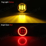 LED Angel Eye Fog Light for Ford Focus Fiesta