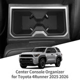 Toyota 4Runner 2025 2026 TPE Center Console Cup Holder Shock-Absorbing Storage Tray Tidying Car Accessories Car Interior Acce