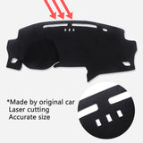 Natural Fiber Dashboard Cover Mat for Nissan Leaf 2017–2023 Dashboard Mat CATUSIKI