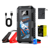 6000A Peak Car Emergency Jump Starter with Anti-Reverse Clamps, Zero-Voltage Start, USB Charging Car Emergency Jump Starter M