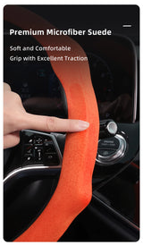 Chevrolet Premium Suede Snap-On Steering Wheel Cover