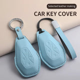 Car Key Case Cover For ARCFOX Alpha S Alpha T αS αT GT ECF ARCFOX-7 PU Leather Car Keychain Car Key Cover OEM