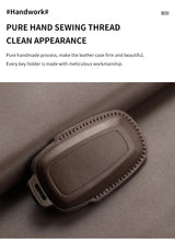 Leather car key case cover for 5 Ford models