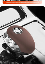 Leather Gear Shift Knob Cover For GAC Trumpchi M8/E9 Zongshi Series | Anti-Scratch Shifter Boot Protector Car Interior Accessory