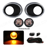 Fog Lamp DRL Harness for Nissan Qashqai Rogue 2015 Car Interior Accessory MAGIC COLORM Led Fog Yellow